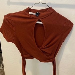 Burnt orange crop